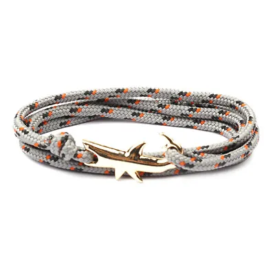 Shark Bracelet Viking Jewelry Rope Wristband Survival Chain Anchor Paracord Gift • $6.66