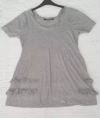 Women's Marc By Marc Jacobs T-Shirt Top Grey Melange Size: M • £22