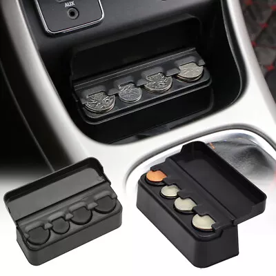 1X Car Interior Accessories Car Coin Case Organizer Storage Mini Box Coin Holder • $9.86