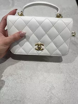 Chanel Bag White Gold • £1220