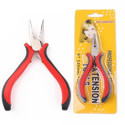 Hair Extensions Plier Fr Removing Nano Silicone Micro Ring Bead Fusion Bond Loop • £4.21