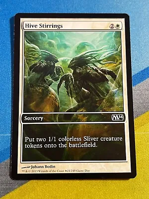 Magic The Gathering MTG Full Art Promo HIVE STIRRINGS • $1.95