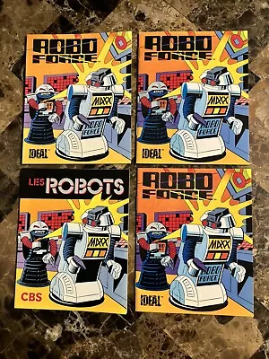 4 Robo Force Mini Comic Book CBS Toys Ideal Maxx Steele 1984 Les Robots Spanish • $29.99