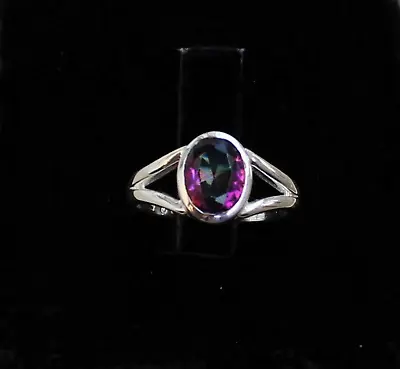 $10.95 • Buy Mystic Topaz Gemstone 925Sterling Silver Beautiful Handmade Ring All Size SR1192