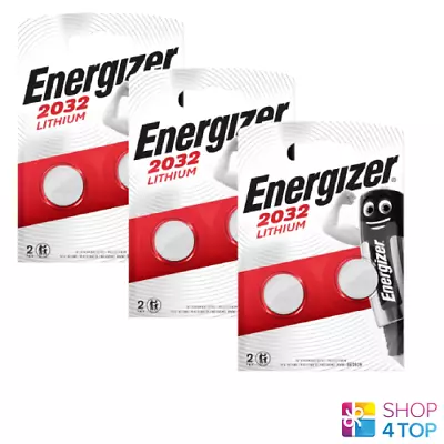 6 Energizer CR2032 Lithium Batteries 3V Coin Cell DL2032 2BL Exp 2025 New • $12.40