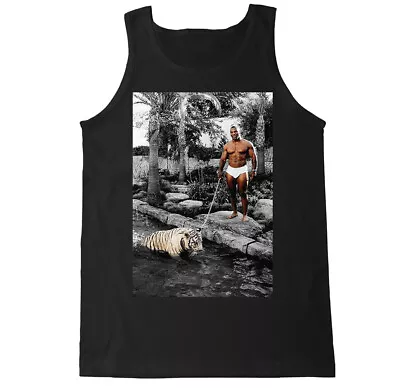 Mike Tiger Funny Humor Meme Boxing Mma Champ Legend Retro Classic Mens Tank Top • $16.99