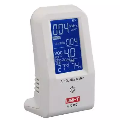 UNI-T UT338C Digital Detector Meter Air Quality HCHO & Voc Pm2.5 Data Logger • $99.99