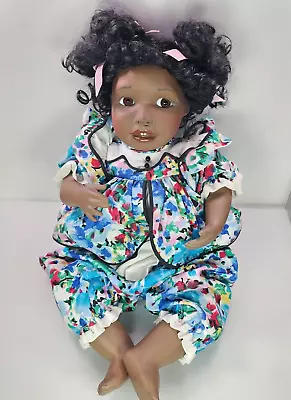 Vintage Doll Hamilton Collection 19” Porcelain “WHITNEY” By Virginia E Turner • $11.89