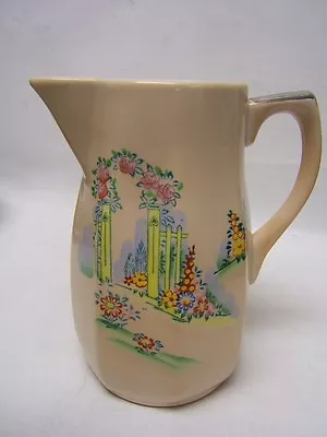 Vintage Mikori Ware Pitcher Hand Painted 8  Tall Japan VGC  • $12.99