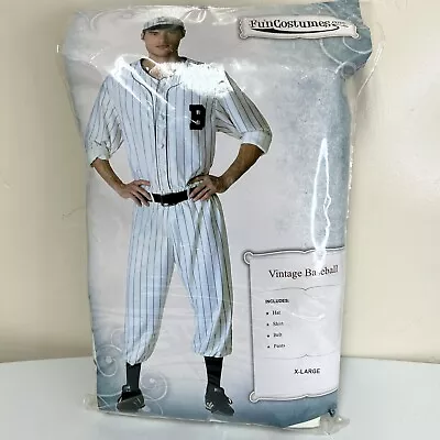 Adult Vintage Baseball Uniform/Costume Pinstripes Babe Ruth Boston XL • $59.99