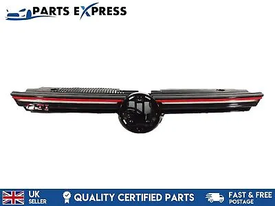 Volkswagen Vw Golf Gti 2020 - 2023 Mk8 Front Bumper Upper Centre Grill With Led • $157.86