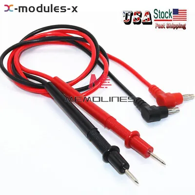 Digital MultiMeter Test Lead Probe Wire Pen Cable 1000V 10A 72CM USA • $6.29