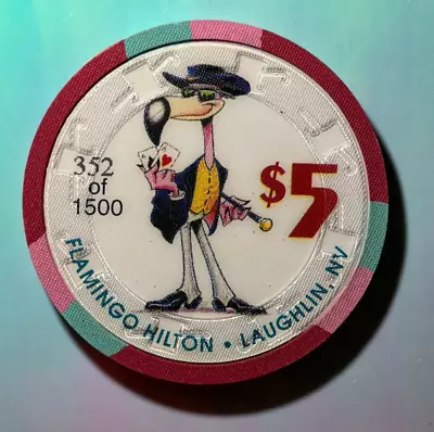 ⚡️❄️ Casino Chip OMG 😳 $5 Flamingo Hilton Laughlin⚡️❄️⚡️❄️⚡️ • $1