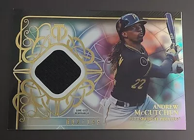 2015 Topps Tribute #TR-AM Andrew McCutchen Jersey Relic Card #d 002/199 • $9.95