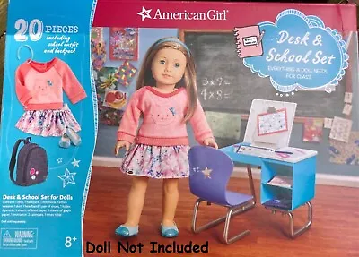 American Girl Desk & School Set NIB  • $87.95