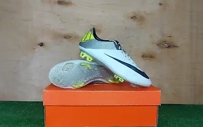 Nike Mercurial Vapor VII FG CR7 41976-403 White Boots Cleats Mens Football/Socce • $199