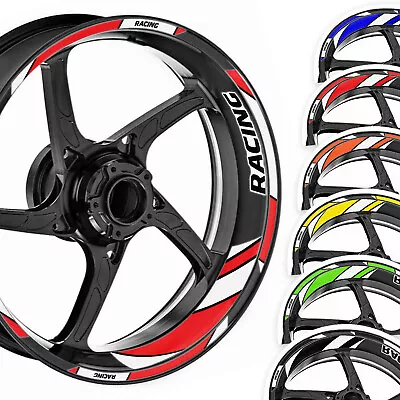 For Honda CBR650R 19-20 Rim Wheel Stickers 17 Inch Racing GP06 Red • £32.94