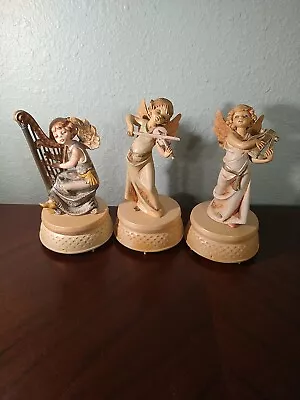 Fontanini Angels Cherubs Music Figurines Harp Violin Lyre Set Statues Musicians • $45