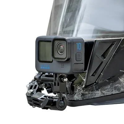 SUREWO Motorcycle Helmet Chin Mount Kit Compatible With GoPro Hero 12/11/10/9 • $17.99