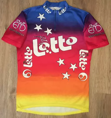 Lotto Eddy Merckx RARE Vintage Mens Cycling Jersey Size 5 (XL) - Excellent Cond • $50.99