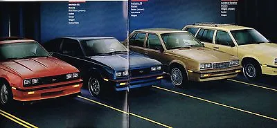 1987 Chevy CAVALIER Brochure / Catalog W/Color Chart:Z24RSCSCONVERTIBLEWAGON • $7.99