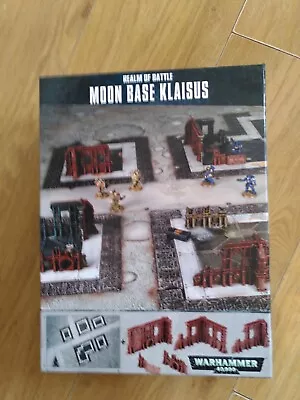 Warhammer 40k Moon Base Klaisus Gaming Mat Board (No Terrain) • £15