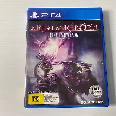 Final Fantasy XIV A Realm Reborn PS4 Game • $26