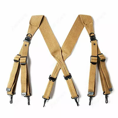 Wwii Us Army Soldier Standard M1936 X Suspender Strap Military Classical Repro • $25.97