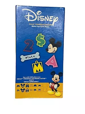 CRICUT CARTRIDGE DISNEY MICKEY FONT  Complete Unknown Link Status • $15