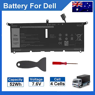 DXGH8 Battery For Dell XPS 13 9370 9380 Inspiron 7390 7391 2-in-1 Series H754V • $59.99