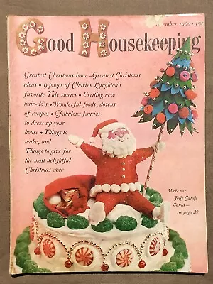 $10 • Buy Vintage Good Housekeeping Magazine DECEMBER 1960 Christmas Issue