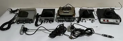 5 Lot Vintage CB Radio Kraco Cobra Johnson Midland ++ Also 2 Antennas Untested • $59.99