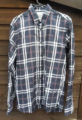 Jack & Jones Checked Cotton Shirt Small 34 36 Chest Bnwot • £4.95