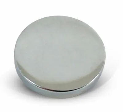 £3.45 • Buy Mirror Screw Cap Flat Chrome Or Brass 19 MM High Quality Cover Caps Disc Plates
