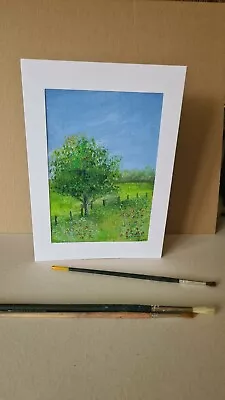 £7.99 • Buy Unique Hand Painted Card ' Countryside'