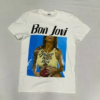 £44.99 • Buy Bon Jovi Slippery When Wet Tshirt Small Mens 