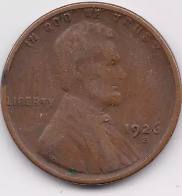 1926 S Lincoln Cent Semi Key Date Better Grade! * Free Shipping After 1st Item • $9.50