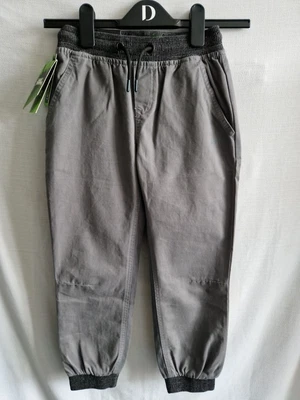 £14.99 • Buy No Fear Grey Chino Trousers Kids Boys 7-8 Years Cuffed Two Colour Front Back Leg