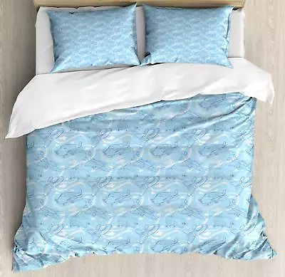 Nursery Airplane Duvet Cover Set Twin Queen King Sizes With Pillow Shams • $69.99