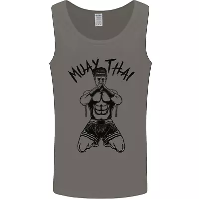 Muay Thai Fighter Mixed Martial Arts MMA Mens Vest Tank Top • £10.49