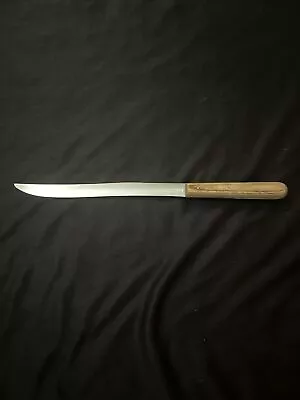 Vtg Case XX Stainless Kitchen Carving Slicing Knife CAP 116-8” Wood Handle • $10.35