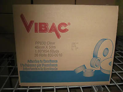 £80.54 • Buy 36 Rolls - Vibac 3.0 Mil 2  Clear Packaging Tape - NEW ITEM!