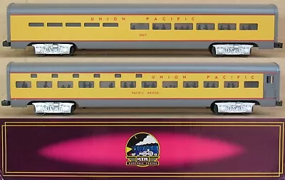 MTH Premier MT-6510 Union Pacific 18  Sleeper/Diner 2-Car Passenger Set O-Gauge • $129.99