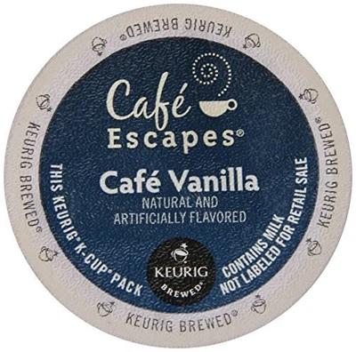 $27.12 • Buy Cafe Escapes Cafe Vanilla K-Cups 1 Box (12 K-Cups)