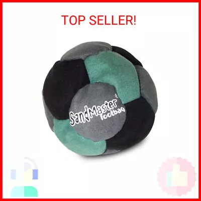 World Footbag SandMaster Hacky Sack Footbag Green/Grey/Black • $14.65