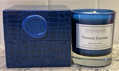 D.L. & Co Vintage Leather Candle Rare Botanic Candle New In Box Modern Alchemy • $34.95