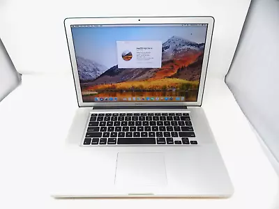 MacBook Pro 15  Early 2011 I7-2720QM @2.2GHz 8GB RAM 500GB HDD MacOS 10.13 *read • $19.95