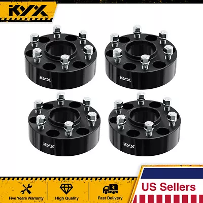 (4) 2'' 6 Lug Hubcentric 6x5.5 For Chevy Silverado GMC  Wheel Spacers Adapters • $88.59