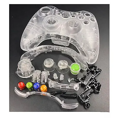 For 360 Gamepad Controller Full Shell Cover Buttons Mod Conductive Glue Kit • £6.14