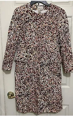 VTG. BCBG MAXAZRIA  Collection Cheetah Print Double Breasted Pockets  Coat Sz 8 • $50